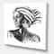 Designart - Portrait of African American Woman XII - Modern Canvas Wall Art Print
